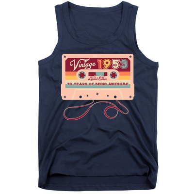 Cute Cassette Tape Limited Edition Vintage 1953 70 Years Of Being Awesome Tank Top