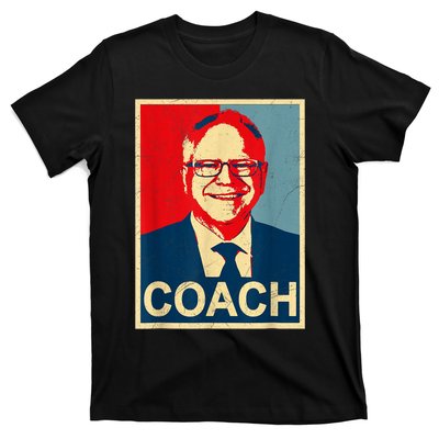 Coach! Coach Tim Walz Tribute Harris Walz Election 2024 T-Shirt