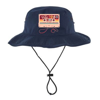 Cute Cassette Tape Limited Edition Vintage 1963 60 Years Of Being Awesome Bucket Hat