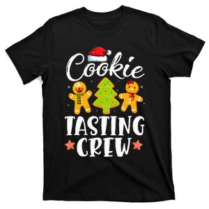 Christmas Cookie Tasting Crew Funny Pajamas Family Xmas T-Shirt