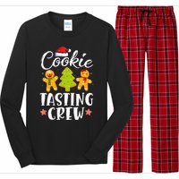 Christmas Cookie Tasting Crew Funny Pajamas Family Xmas Long Sleeve Pajama Set