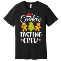 Christmas Cookie Tasting Crew Funny Pajamas Family Xmas Premium T-Shirt