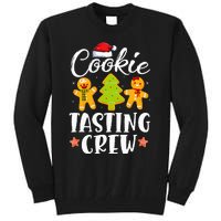 Christmas Cookie Tasting Crew Funny Pajamas Family Xmas Tall Sweatshirt