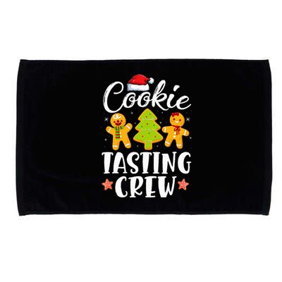 Christmas Cookie Tasting Crew Funny Pajamas Family Xmas Microfiber Hand Towel