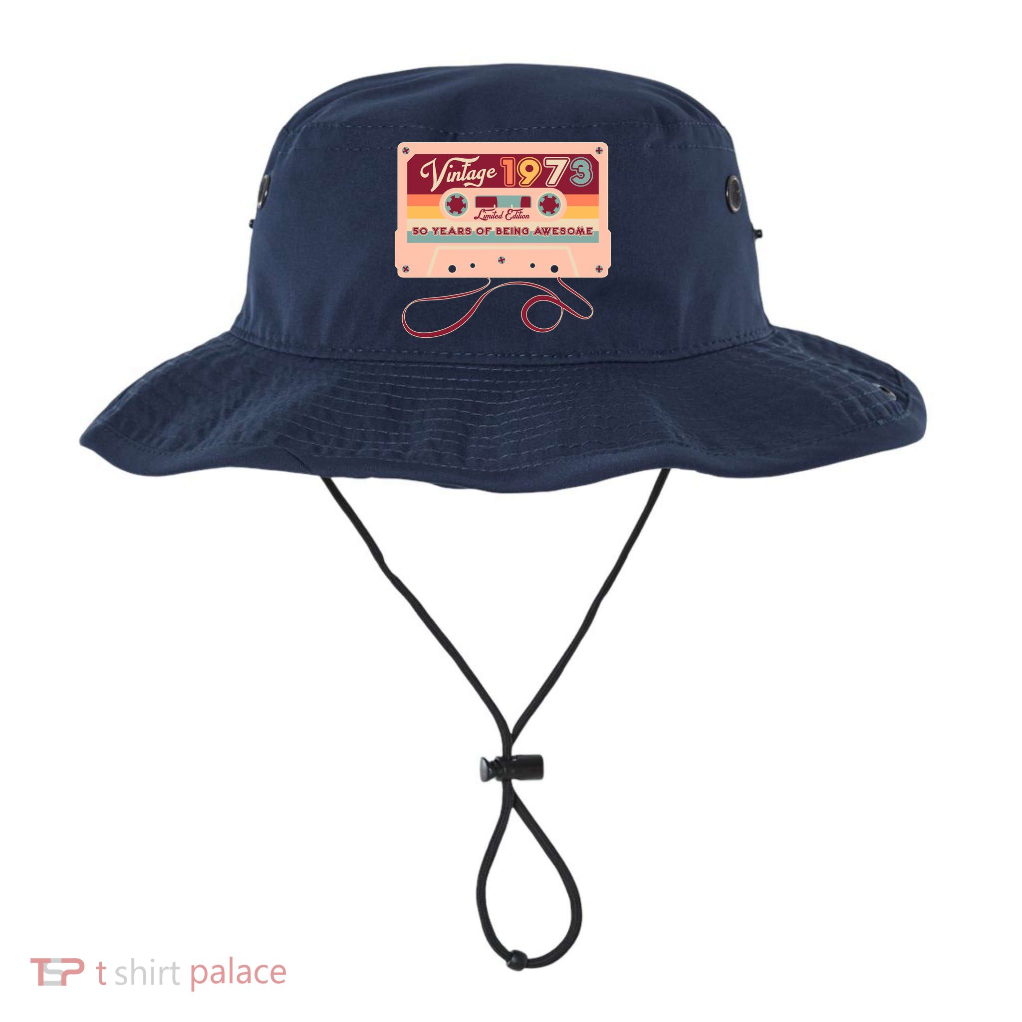Cute Cassette Tape Limited Edition Vintage 1973 50 Years Of Being Awesome Bucket Hat
