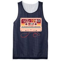 Cute Cassette Tape Limited Edition Vintage 1983 40 Years Of Being Awesome Mesh Reversible Basketball Jersey Tank