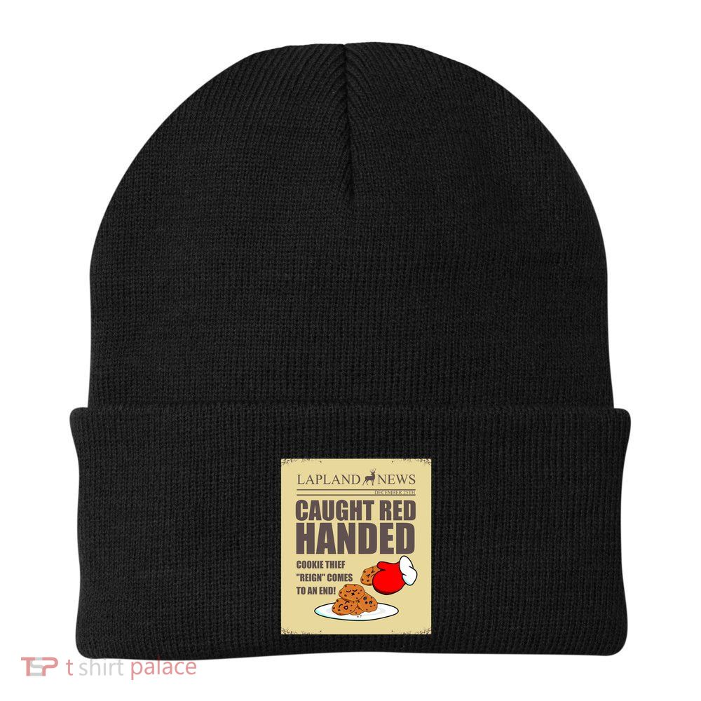 Christmas Cookie Thief Reign Ends! Santa Steals Cookies! Gift Beanie