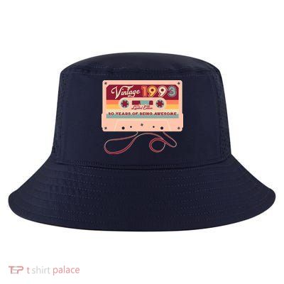 Cute Cassette Tape Limited Edition Vintage 1993 30 Years Of Being Awesome Cool Comfort Performance Bucket Hat