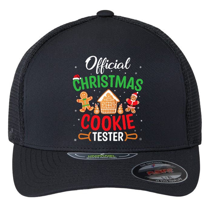 Christmas Cookie Tester Funny Xmas Baking Crew Flexfit Unipanel Trucker Cap