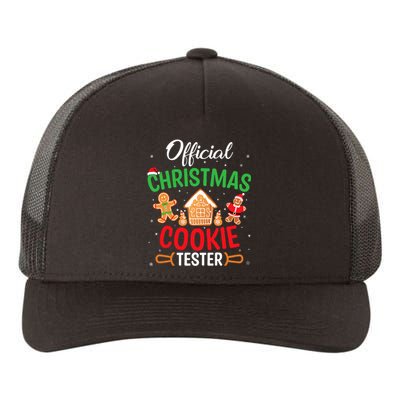 Christmas Cookie Tester Funny Xmas Baking Crew Yupoong Adult 5-Panel Trucker Hat