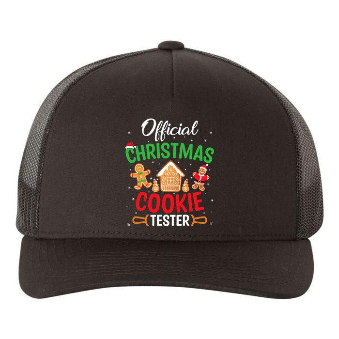 Christmas Cookie Tester Funny Xmas Baking Crew Yupoong Adult 5-Panel Trucker Hat