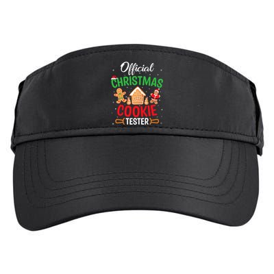 Christmas Cookie Tester Funny Xmas Baking Crew Adult Drive Performance Visor