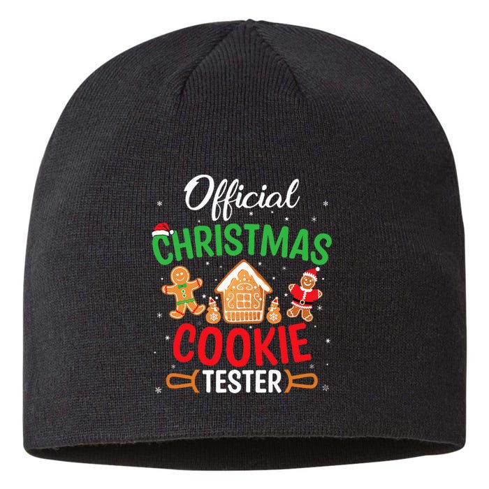 Christmas Cookie Tester Funny Xmas Baking Crew Sustainable Beanie