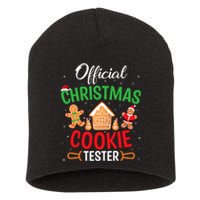 Christmas Cookie Tester Funny Xmas Baking Crew Short Acrylic Beanie