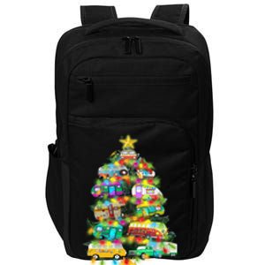 Camper Christmas Tree Design RvErs Campers Camping Funny Gift Impact Tech Backpack