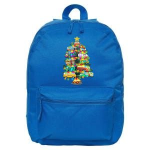 Camper Christmas Tree Design RvErs Campers Camping Funny Gift 16 in Basic Backpack