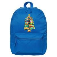 Camper Christmas Tree Design RvErs Campers Camping Funny Gift 16 in Basic Backpack