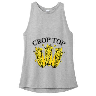 Corn Crop Top Funny Farmer Farming Corn Lover Summer Ladies PosiCharge Tri-Blend Wicking Tank