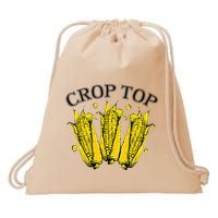 Corn Crop Top Funny Farmer Farming Corn Lover Summer Drawstring Bag