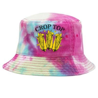 Corn Crop Top Funny Farmer Farming Corn Lover Summer Tie-Dyed Bucket Hat