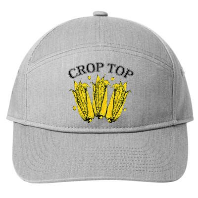 Corn Crop Top Funny Farmer Farming Corn Lover Summer 7-Panel Snapback Hat