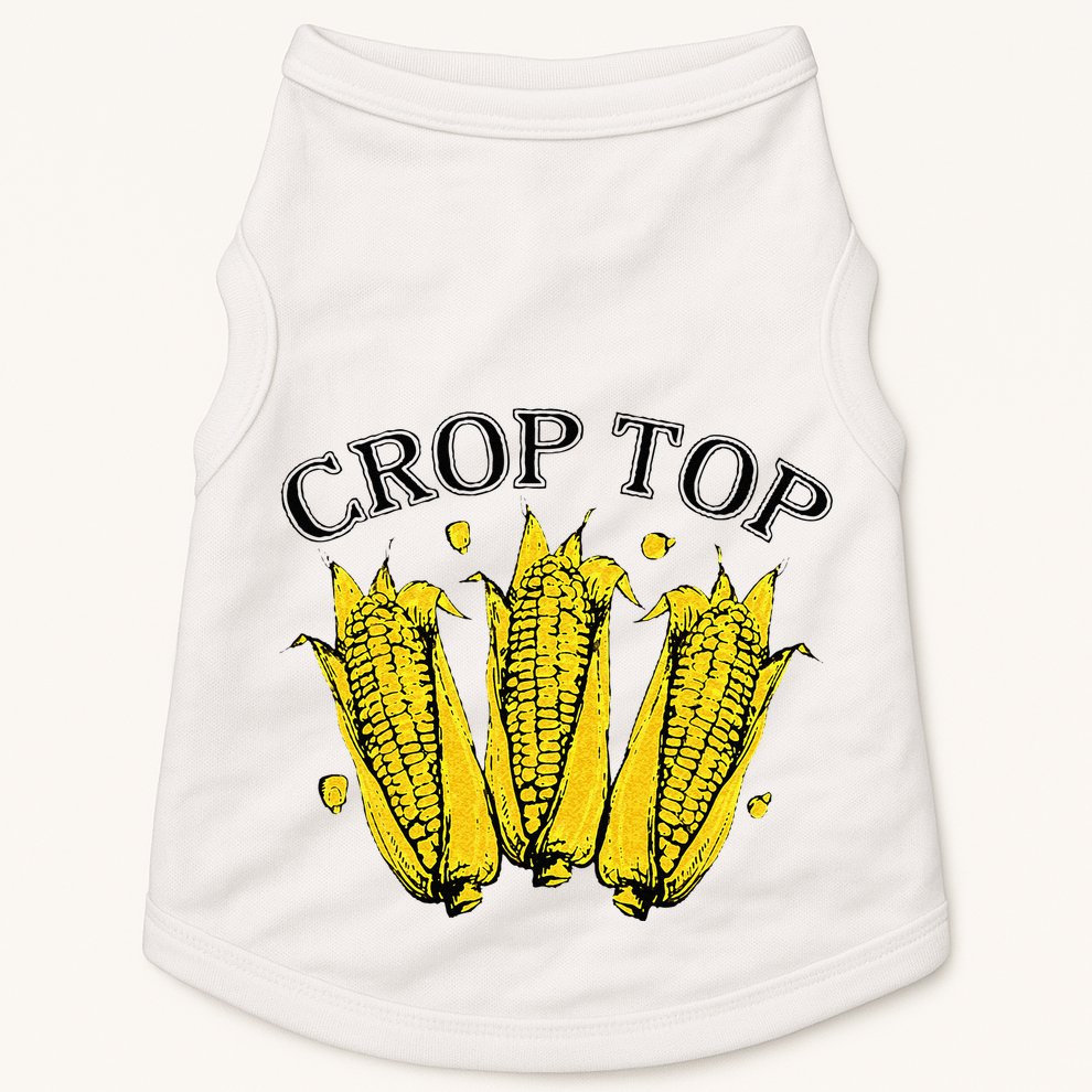 Corn Crop Top Funny Farmer Farming Corn Lover Summer Doggie Tank