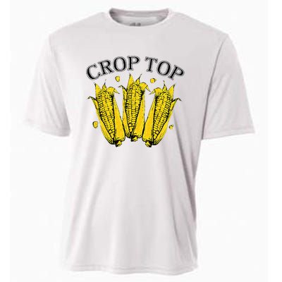 Corn Crop Top Funny Farmer Farming Corn Lover Summer Cooling Performance Crew T-Shirt