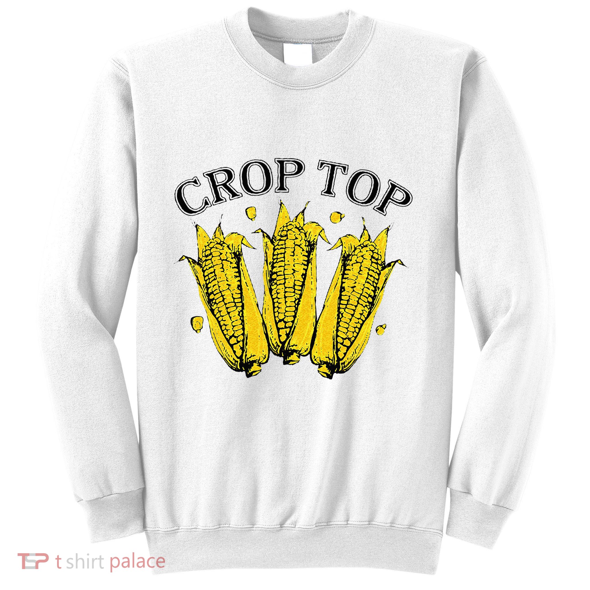Corn Crop Top Funny Farmer Farming Corn Lover Summer Sweatshirt