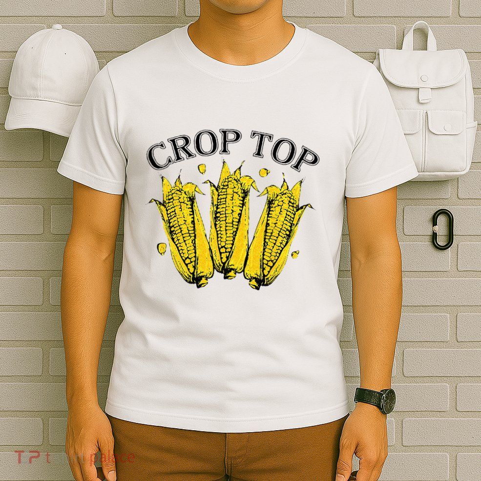 Corn Crop Top Funny Farmer Farming Corn Lover Summer T-Shirt