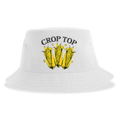 Corn Crop Top Funny Farmer Farming Corn Lover Summer Sustainable Bucket Hat