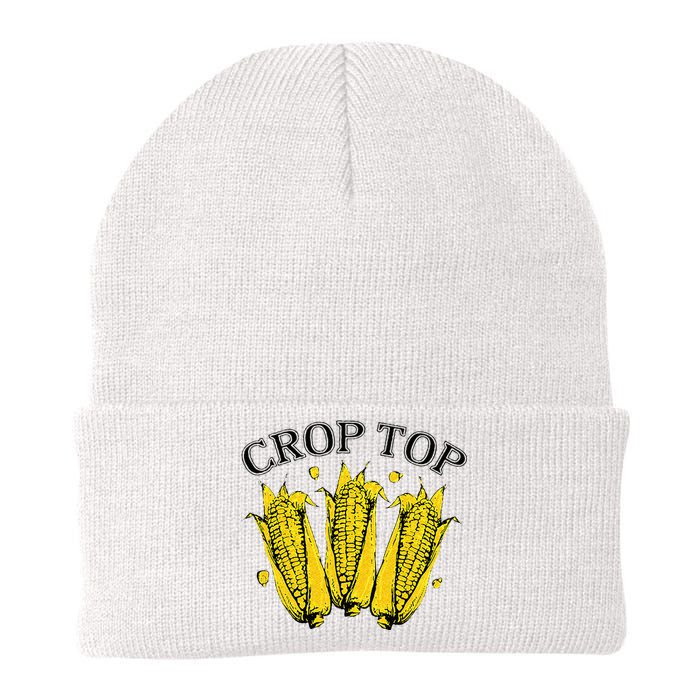 Corn Crop Top Funny Farmer Farming Corn Lover Summer Knit Cap Winter Beanie