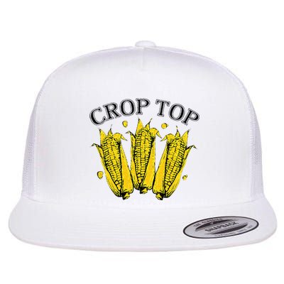 Corn Crop Top Funny Farmer Farming Corn Lover Summer Flat Bill Trucker Hat