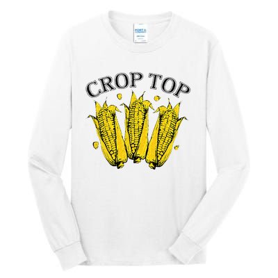 Corn Crop Top Funny Farmer Farming Corn Lover Summer Tall Long Sleeve T-Shirt