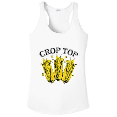 Corn Crop Top Funny Farmer Farming Corn Lover Summer Ladies PosiCharge Competitor Racerback Tank