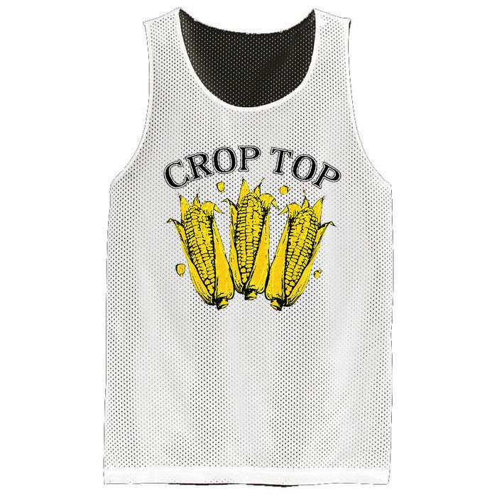 Corn Crop Top Funny Farmer Farming Corn Lover Summer Mesh Reversible Basketball Jersey Tank