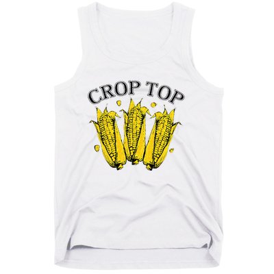 Corn Crop Top Funny Farmer Farming Corn Lover Summer Tank Top