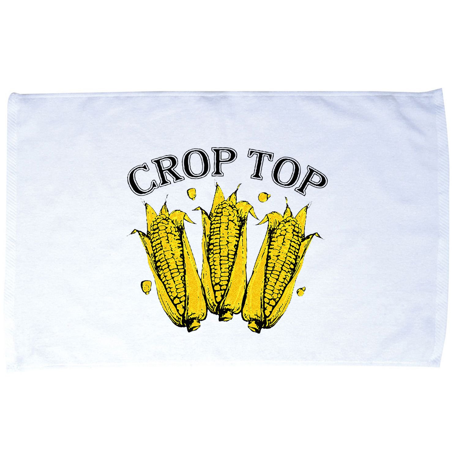 Corn Crop Top Funny Farmer Farming Corn Lover Summer Microfiber Hand Towel