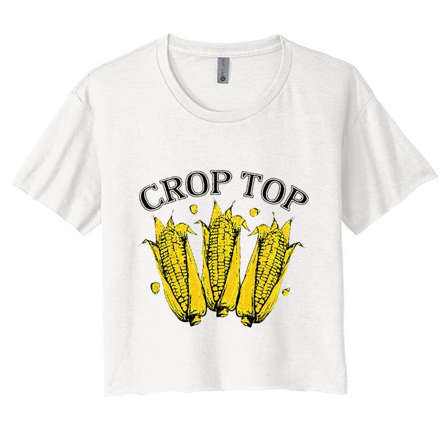 Corn Crop Top Funny Farmer Farming Corn Lover Summer Crop Top