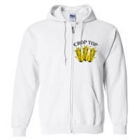 Corn Crop Top Funny Farmer Farming Corn Lover Summer Full Zip Hoodie