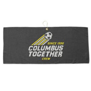 Columbus Crew Together Since 1996 Large Microfiber Waffle Golf Towel