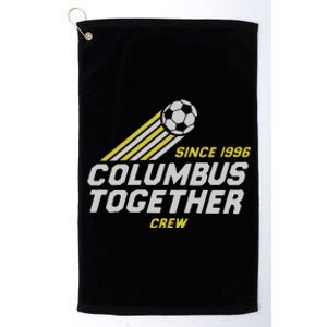 Columbus Crew Together Since 1996 Platinum Collection Golf Towel