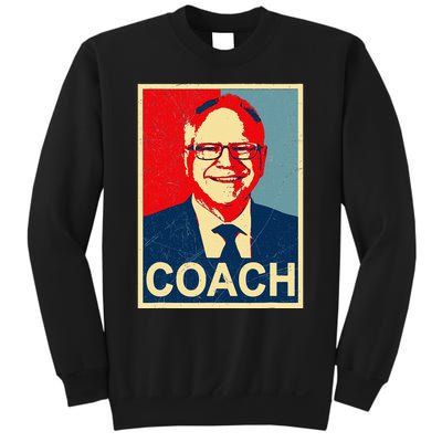 Coach! Coach Tim Walz Tribute Harris Walz Election 2024 Sweatshirt