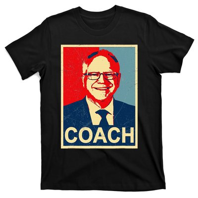 Coach! Coach Tim Walz Tribute Harris Walz Election 2024 T-Shirt