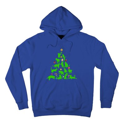 Cat Christmas Tree For Cat Lover Gift Hoodie