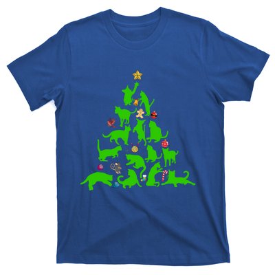 Cat Christmas Tree For Cat Lover Gift T-Shirt