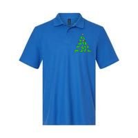 Cat Christmas Tree For Cat Lover Gift Softstyle Adult Sport Polo