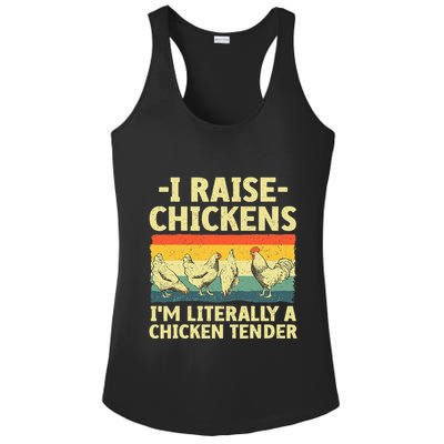 Cool Chicken Tender Art For Poultry Chicken Farmer Ladies PosiCharge Competitor Racerback Tank