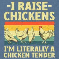 Cool Chicken Tender Art For Poultry Chicken Farmer Garment-Dyed Sweatshirt