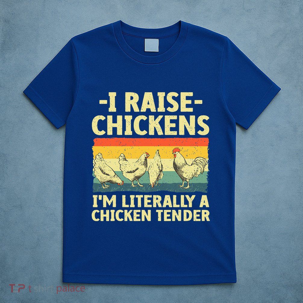 Cool Chicken Tender Art For Poultry Chicken Farmer T-Shirt