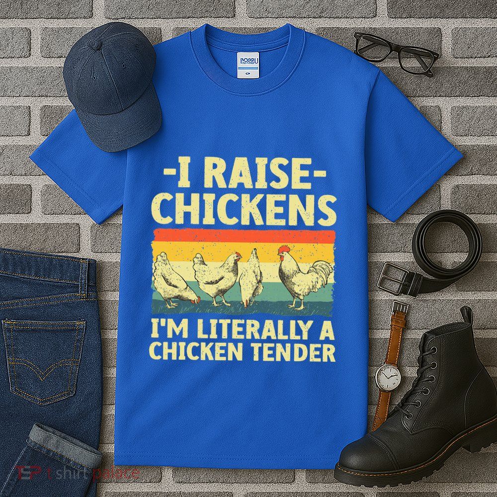 Cool Chicken Tender Art For Poultry Chicken Farmer Tall T-Shirt